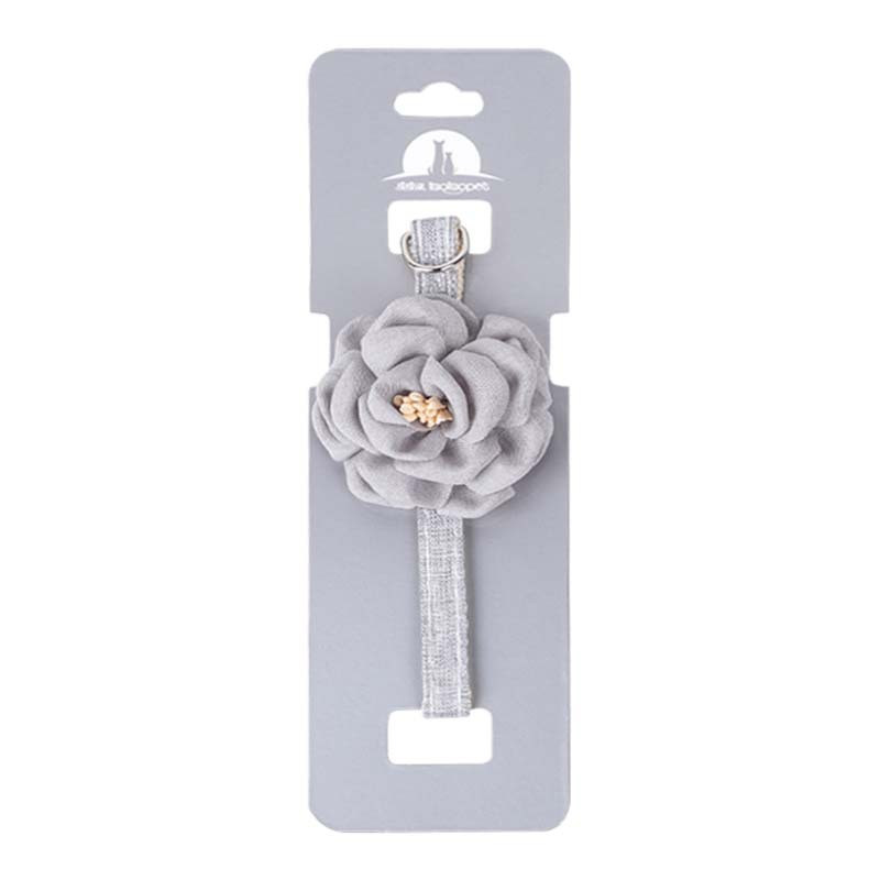 Τρισδιάστατο κολάρο γάτας λουλουδιών Ρυθμιζόμενο παπιγιόν με κολιέ κουδουνιού για κουτάβι Cat Small Dog Αξεσουάρ για κατοικίδια Αξεσουάρ προμήθειες