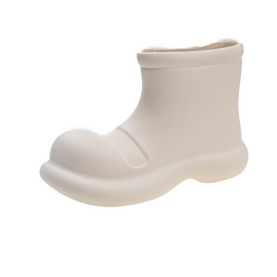 Φθινοπωρινές χειμερινές κοντές μπότες 2023 Νέες γυναικείες αδιάβροχες μπότες βροχής Αστείες καρτούν Κοριτσίστικες μπότες βροχής ελαφριές αντιολισθητικές μπότες εργασίας