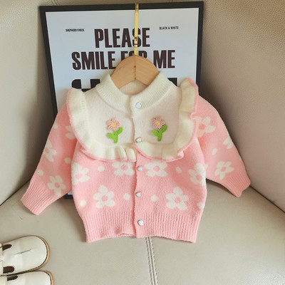 Tüdrukute mantel Laste kampsun 2023 sügis-talv uus mood Stiil Laste jope Kvaliteetsed beebiriided 3 aastat 5