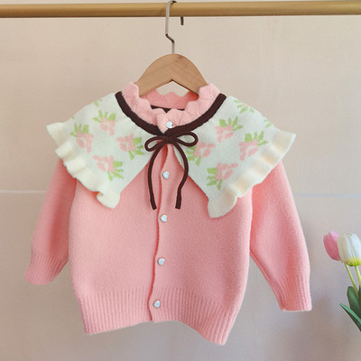 Tüdrukute mantel Laste kampsun 2023 sügis-talv uus mood Stiil Laste jope Kvaliteetsed beebiriided 3 aastat 5