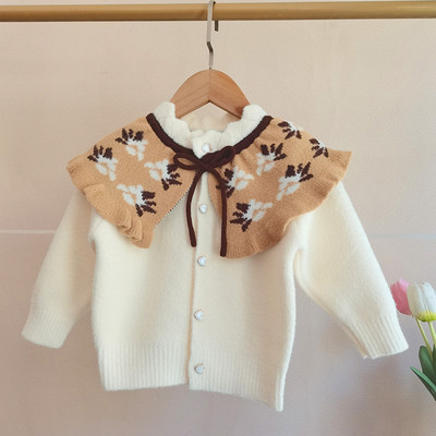 Tüdrukute mantel Laste kampsun 2023 sügis-talv uus mood Stiil Laste jope Kvaliteetsed beebiriided 3 aastat 5