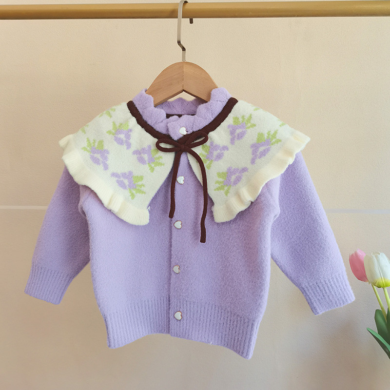 Tüdrukute mantel Laste kampsun 2023 sügis-talv uus mood Stiil Laste jope Kvaliteetsed beebiriided 3 aastat 5