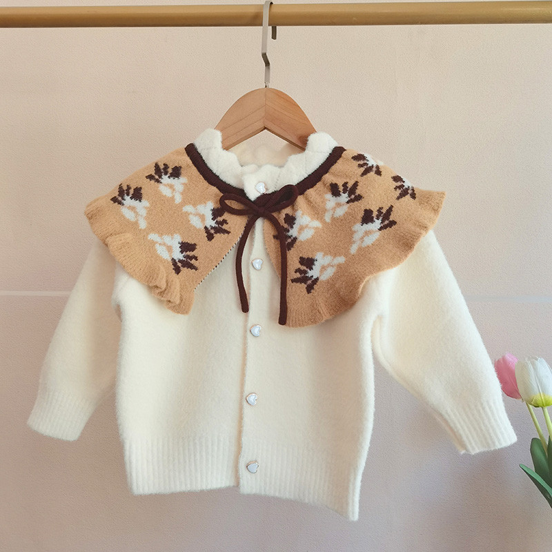 Tüdrukute mantel Laste kampsun 2023 sügis-talv uus mood Stiil Laste jope Kvaliteetsed beebiriided 3 aastat 5