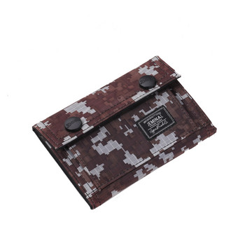 Casual Camouflage Πτυσσόμενο Πορτοφόλι Φορητό πορτοφόλι κοντή αλλαγή Κάρτα ταυτότητας μετρητών Πορτοφόλι με κέρματα 2023 Ανδρικό μικρό συμπλέκτη απλού στυλ