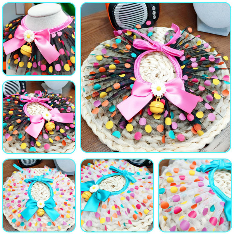 1 tk Lemmiklooma kutsika kassi armas sall väikestele koertele Kaelarät Pitsist süljerätik rinnatükk Pitskrae Aksessuaarid