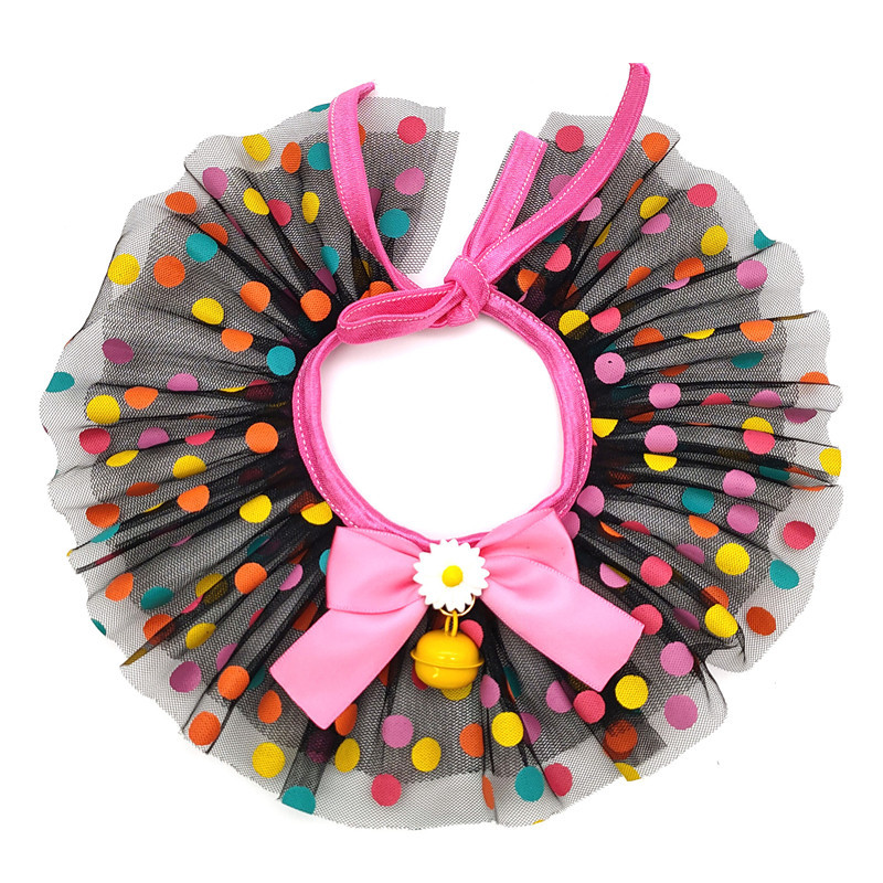 1 tk Lemmiklooma kutsika kassi armas sall väikestele koertele Kaelarät Pitsist süljerätik rinnatükk Pitskrae Aksessuaarid