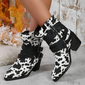 Γυναικεία παπούτσια 2023 Γυναικείες μπότες υψηλής ποιότητας που ταιριάζουν στο χρώμα της μόδας Μοντέρνες μπότες Γυναικείες νέες μπότες με αγκράφα ζώνης