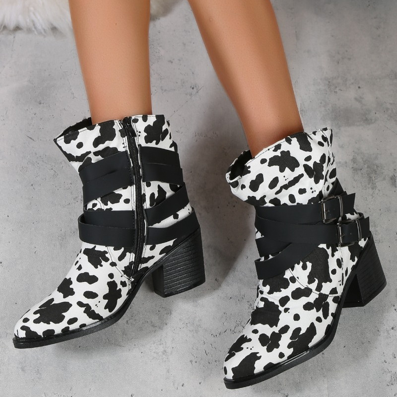 Γυναικεία παπούτσια 2023 Γυναικείες μπότες υψηλής ποιότητας που ταιριάζουν στο χρώμα της μόδας Μοντέρνες μπότες Γυναικείες νέες μπότες με αγκράφα ζώνης