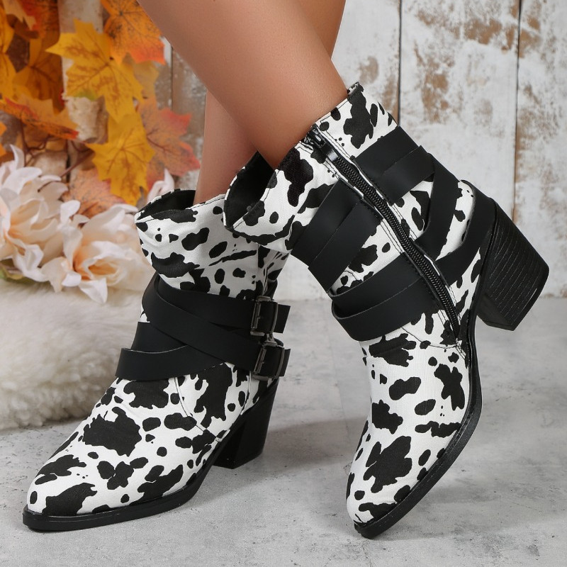 Γυναικεία παπούτσια 2023 Γυναικείες μπότες υψηλής ποιότητας που ταιριάζουν στο χρώμα της μόδας Μοντέρνες μπότες Γυναικείες νέες μπότες με αγκράφα ζώνης