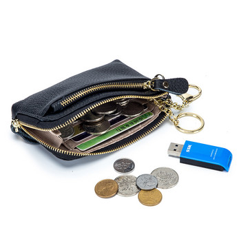 Чанти за портфейли от  кожа  Малка ръчна чанта за монети Поставка за карти Ключ Червило Слушалки Калъф за съхранение Калъф за жени