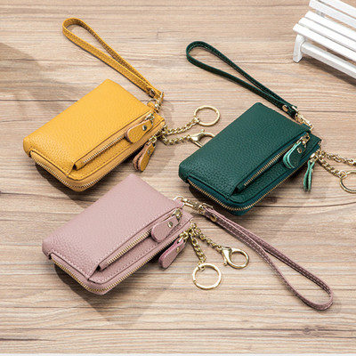 Γνήσιο  Clutch Τσάντες πορτοφολιού Clutch Δέρμα  Μικρή θήκη για κερματοδέκτη πορτοφόλι κάρτας κλειδί κραγιόν Θήκη θήκης για ακουστικά αποθήκευσης για γυναίκες