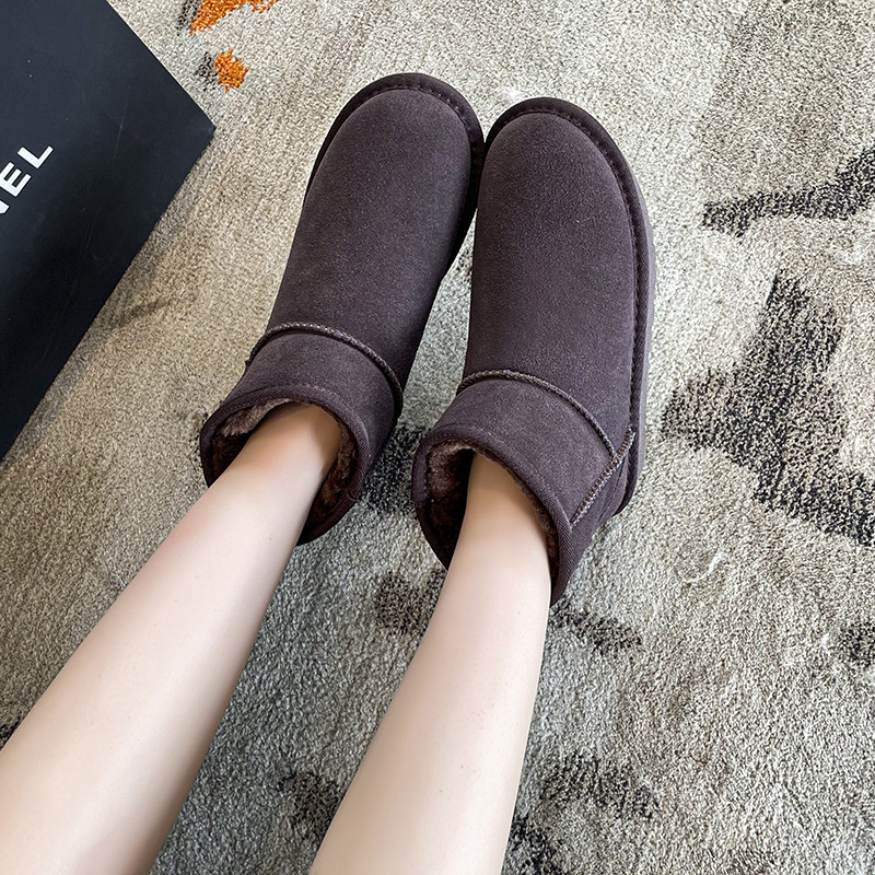 2023. aasta talvised soojad naistekingad, libistatavad naiste poolsaapad koos vabaaja naistejalatsidega suures suuruses naiste lumesaapad