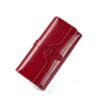 Γυναικείο πορτοφόλι από Πολυτελές ντιζάιν Μακρύ τσαντάκι Υψηλής ποιότητας θήκη κάρτας RFID Γυναικεία πορτοφόλια Fahion Clutch Δώρο