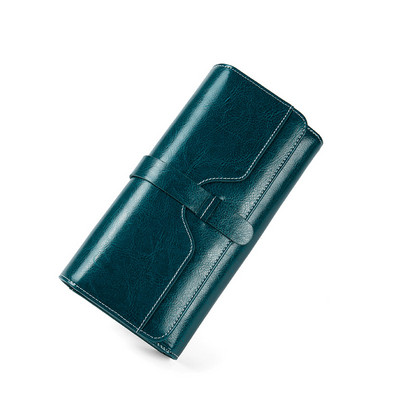 Γυναικείο πορτοφόλι από Πολυτελές ντιζάιν Μακρύ τσαντάκι Υψηλής ποιότητας θήκη κάρτας RFID Γυναικεία πορτοφόλια Fahion Clutch Δώρο