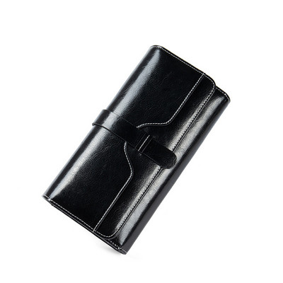 Γυναικείο πορτοφόλι από Πολυτελές ντιζάιν Μακρύ τσαντάκι Υψηλής ποιότητας θήκη κάρτας RFID Γυναικεία πορτοφόλια Fahion Clutch Δώρο