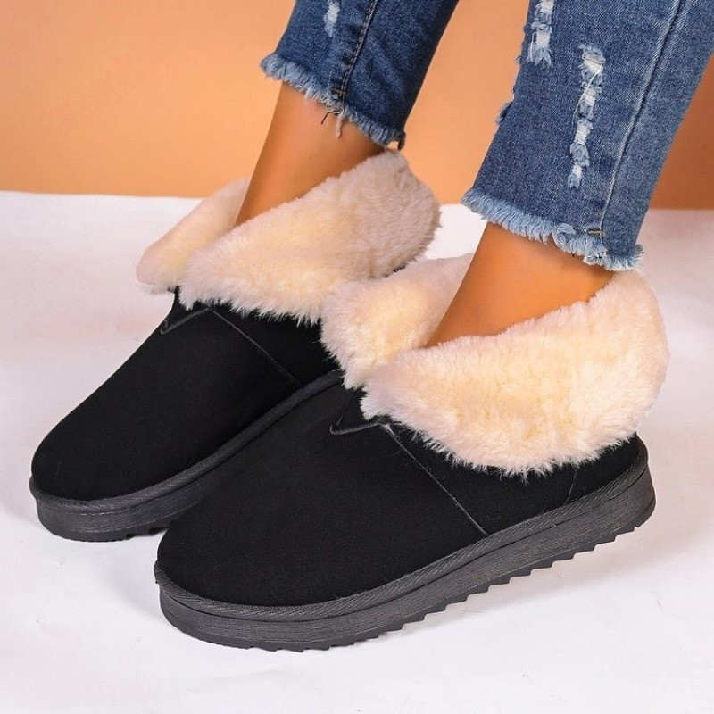 Γυναικεία παπούτσια 2023 Υψηλής ποιότητας slip-on γυναικείες μπότες Μόδα Keep ζεστό καθημερινές μπότες Γυναικείες μπότες υψηλής ποιότητας με στρογγυλά δάχτυλα