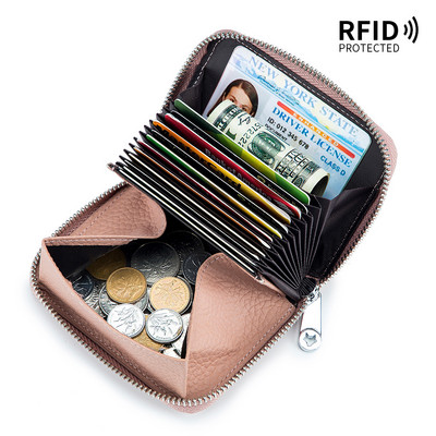 Νέα γυναικεία πορτοφόλια Γυναικεία πορτοφόλια RFID Μόδα Κέρματα Πορτοφόλι Θήκες κάρτας Πορτοφόλι με φερμουάρ Πορτοφόλι μεγάλης χωρητικότητας Τσάντα χρημάτων