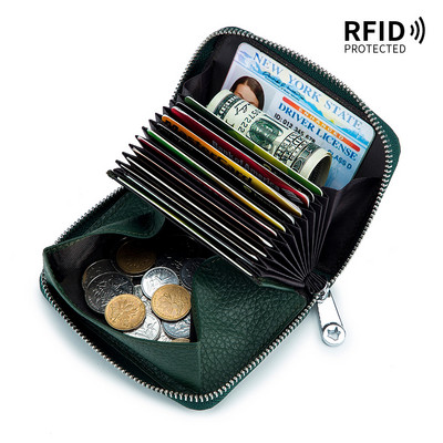 Νέα γυναικεία πορτοφόλια Γυναικεία πορτοφόλια RFID Μόδα Κέρματα Πορτοφόλι Θήκες κάρτας Πορτοφόλι με φερμουάρ Πορτοφόλι μεγάλης χωρητικότητας Τσάντα χρημάτων