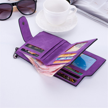 Ματ γυναικείο πορτοφόλι Hasp Μικρό και λεπτό τσαντάκι με κέρματα Γυναικεία πορτοφόλια Κάτοχοι καρτών Πορτοφόλι πολυτελείας μάρκας Επώνυμη τσάντα
