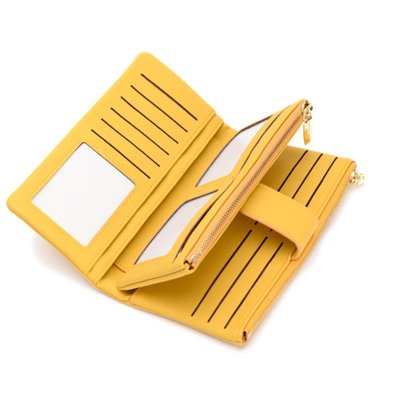 Portofele noi din piele PU pentru femei, portofele lungi pentru femei, geantă de bani de mare capacitate, buzunar pentru telefon, ambreiaj multifuncțional, suport pentru carduri pentru monede