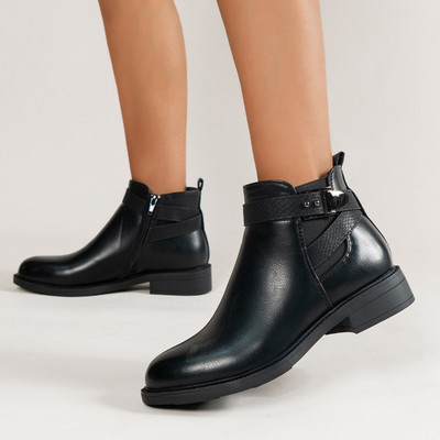 2023-as új luxus Chelsea női csizma alacsony sarkú bokacsizma Retro vaskos sarkú punk alkalmi kényelmes, rövid csizma Bottines
