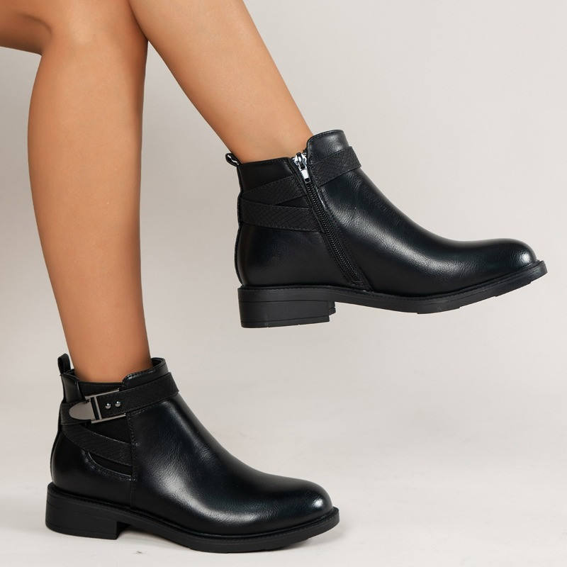 2023 Nové luxusné Chelsea čižmy pre ženy Nízke podpätky Členkové čižmy Retro Hrubý podpätok Punk Ležérne Pohodlné Krátke Čižmy Bottines