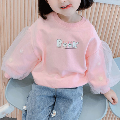 Mikina s nápisom O Neck Pevné pulóvre pre deti 2023 jarná móda Kawaii Ležérne detské oblečenie תחפושות לילדות