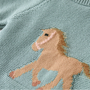 IENENS Деца Момчета Момичета Пуловери Дрехи Бебешки топъл пуловер за малко дете Палта Детски анимационни удебелени горнища Вълнени пуловери Облекло