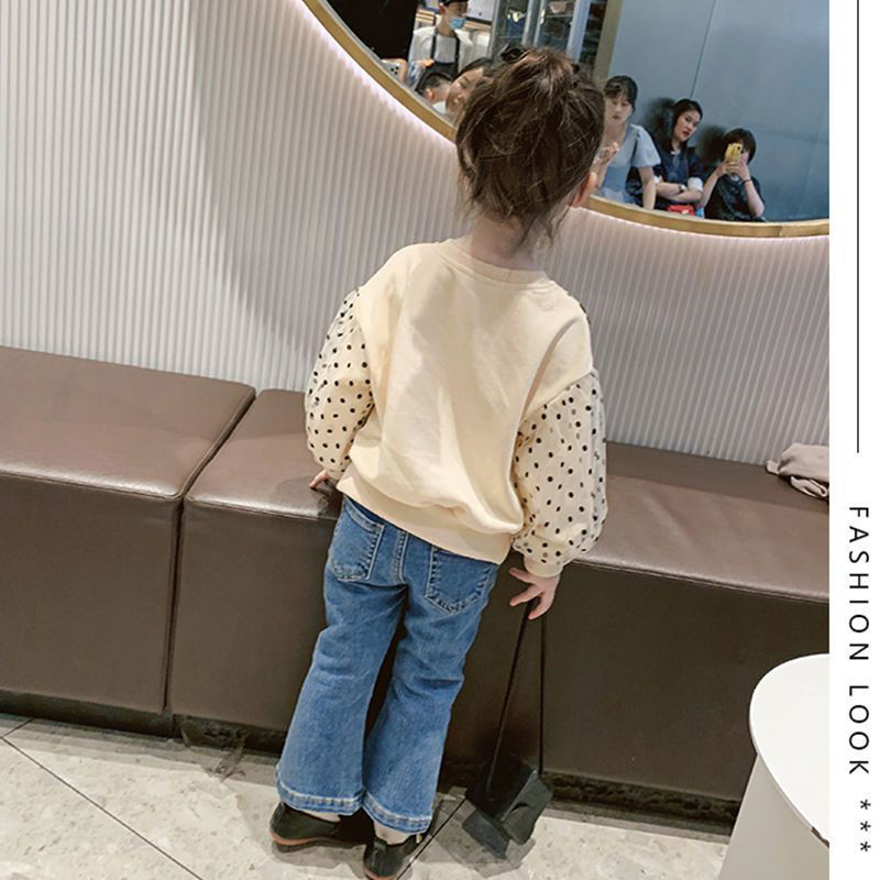 Primavara Toamna Dantela Buline Fete Drăguțe Hanorace Moda Kawaii Pulover Copii Îmbrăcăminte pentru Copii Dulci Patchwork Chic Topuri