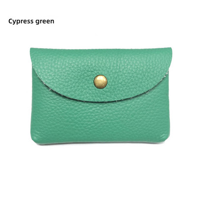 Drop Shipping Nahast miniümbrisvahetuskott Lihtne pandlaga naiste mündikott Print Logo Suure mahutavusega kaardikott