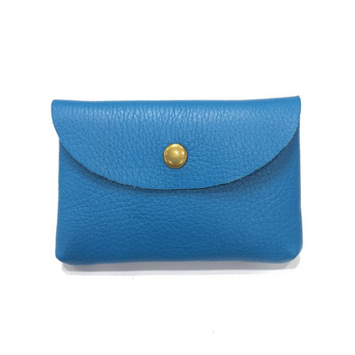 Drop Shipping Nahast miniümbrisvahetuskott Lihtne pandlaga naiste mündikott Print Logo Suure mahutavusega kaardikott