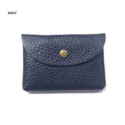 Drop Shipping Nahast miniümbrisvahetuskott Lihtne pandlaga naiste mündikott Print Logo Suure mahutavusega kaardikott