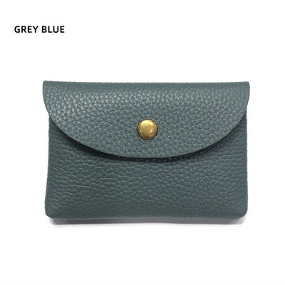 Drop Shipping Nahast miniümbrisvahetuskott Lihtne pandlaga naiste mündikott Print Logo Suure mahutavusega kaardikott