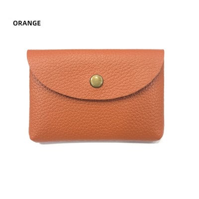 Drop Shipping Nahast miniümbrisvahetuskott Lihtne pandlaga naiste mündikott Print Logo Suure mahutavusega kaardikott