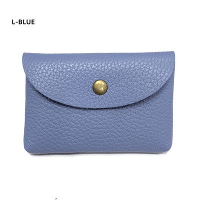 Drop Shipping Nahast miniümbrisvahetuskott Lihtne pandlaga naiste mündikott Print Logo Suure mahutavusega kaardikott