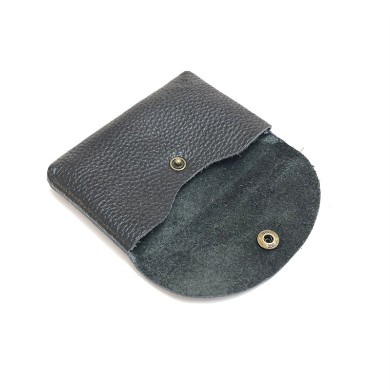 Drop Shipping Nahast miniümbrisvahetuskott Lihtne pandlaga naiste mündikott Print Logo Suure mahutavusega kaardikott