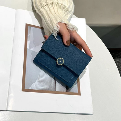 URBAN MASTER Puhas lühikesed naiste väikesed kolmeosalised rahakotid kaardihoidjad naiste rahakotid litši mustriga