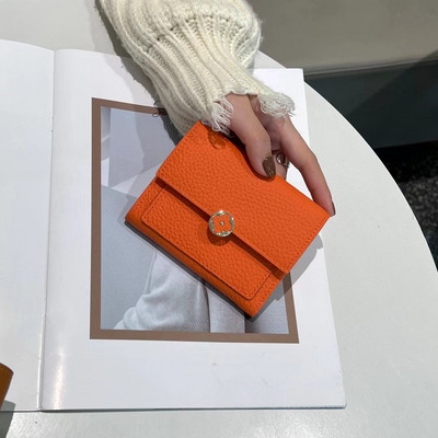 URBAN MASTER Puhas lühikesed naiste väikesed kolmeosalised rahakotid kaardihoidjad naiste rahakotid litši mustriga