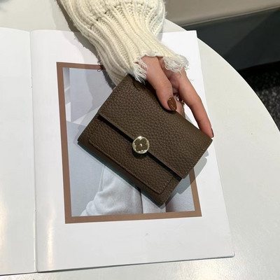 URBAN MASTER Puhas lühikesed naiste väikesed kolmeosalised rahakotid kaardihoidjad naiste rahakotid litši mustriga