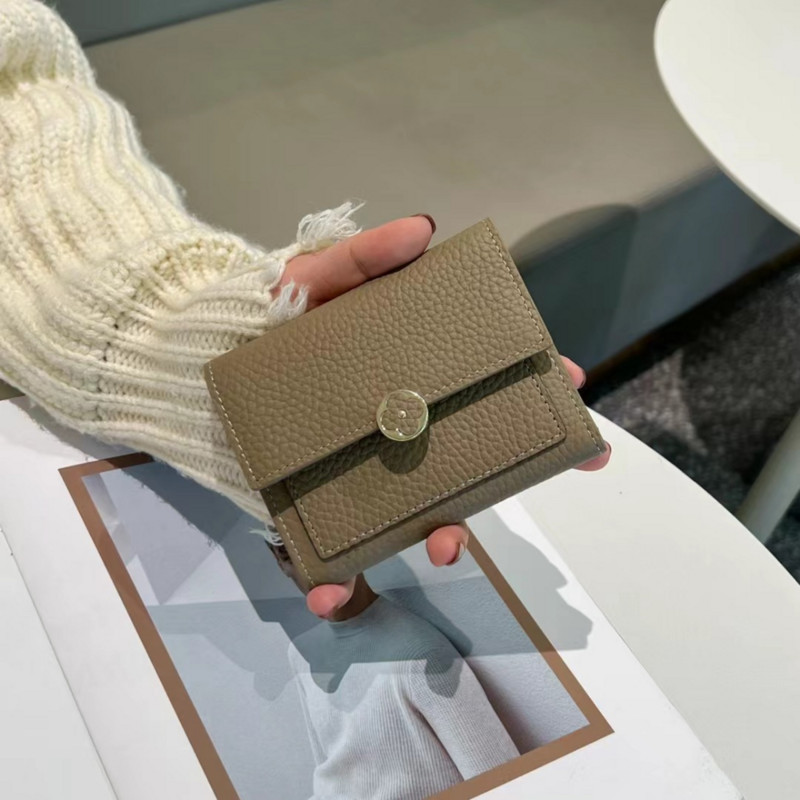 URBAN MASTER Puhas lühikesed naiste väikesed kolmeosalised rahakotid kaardihoidjad naiste rahakotid litši mustriga