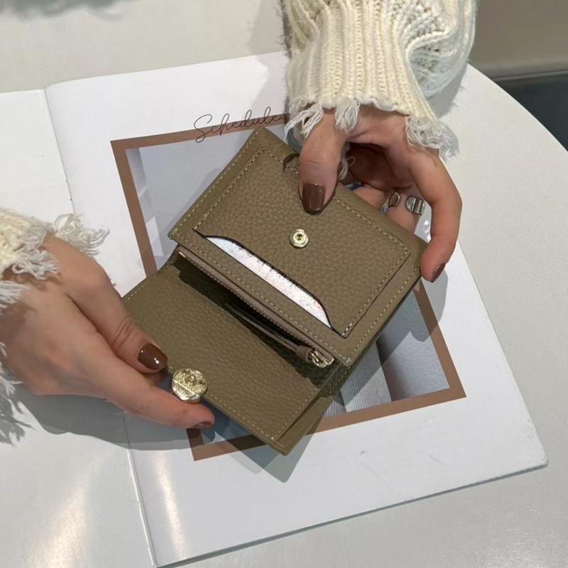 URBAN MASTER Puhas lühikesed naiste väikesed kolmeosalised rahakotid kaardihoidjad naiste rahakotid litši mustriga