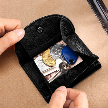Унисекс портфейл , мини портмоне за монети, дизайнер на марката, дамски и мъжки кожен портфейл, джобна чанта за монети