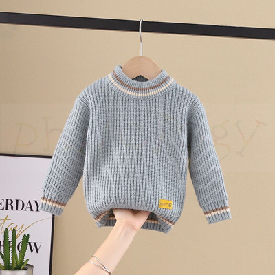 FILOLOOGIA puhas värv sügistalv poiss tüdruk poiss paksu kaelusega särgid tugeva pikkade varrukatega pullover kampsun