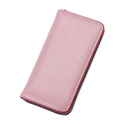 Mehed Naiste Pikk rahakott Unisex tõmblukuga mündikott Lihtsa disainiga ID krediitkaardihoidja Telefoni rahakott Tugev sidur