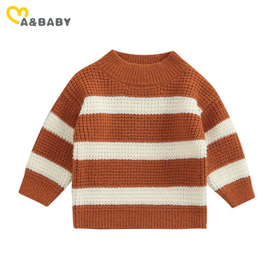 Ma&Baby 0–6-aastane Talvine laps Beebi Poiss Tüdrukutele Kampsunid Imikutele Väikelastele Lastele kootud topid Pullover Sügiskevadriided