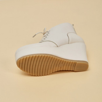 Обувки Дамски 2023 Гореща разпродажба Базови дамски ботуши Ретро боти до глезена Дамски клинове на платформа с кръгли пръсти Супер високи обувки
