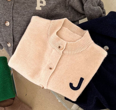 Laste kampsunid kampsunid kevad-sügis beebitüdrukute riided täispuuvillane kampsun poistele lasteriided kootud laste kampsunid