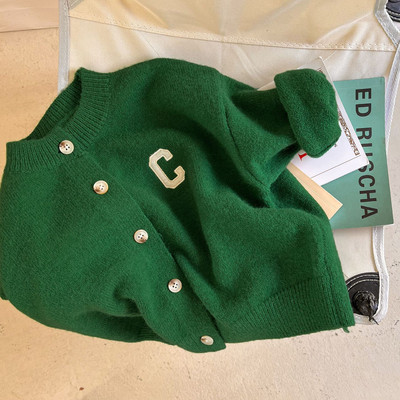 Laste kampsunid kampsunid kevad-sügis beebitüdrukute riided täispuuvillane kampsun poistele lasteriided kootud laste kampsunid