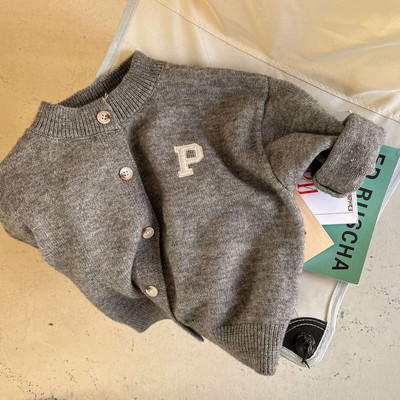 Laste kampsunid kampsunid kevad-sügis beebitüdrukute riided täispuuvillane kampsun poistele lasteriided kootud laste kampsunid