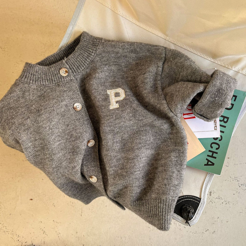 Laste kampsunid kampsunid kevad-sügis beebitüdrukute riided täispuuvillane kampsun poistele lasteriided kootud laste kampsunid